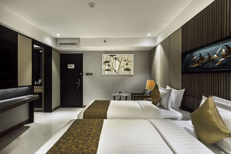 Deluxe roomtwins size bed The Nest Hotel Bali